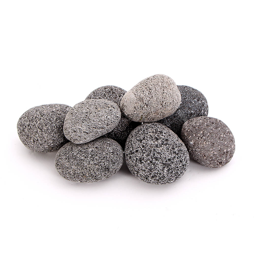 OrinocoDeco Black Pebble Stein 7-10 cm
