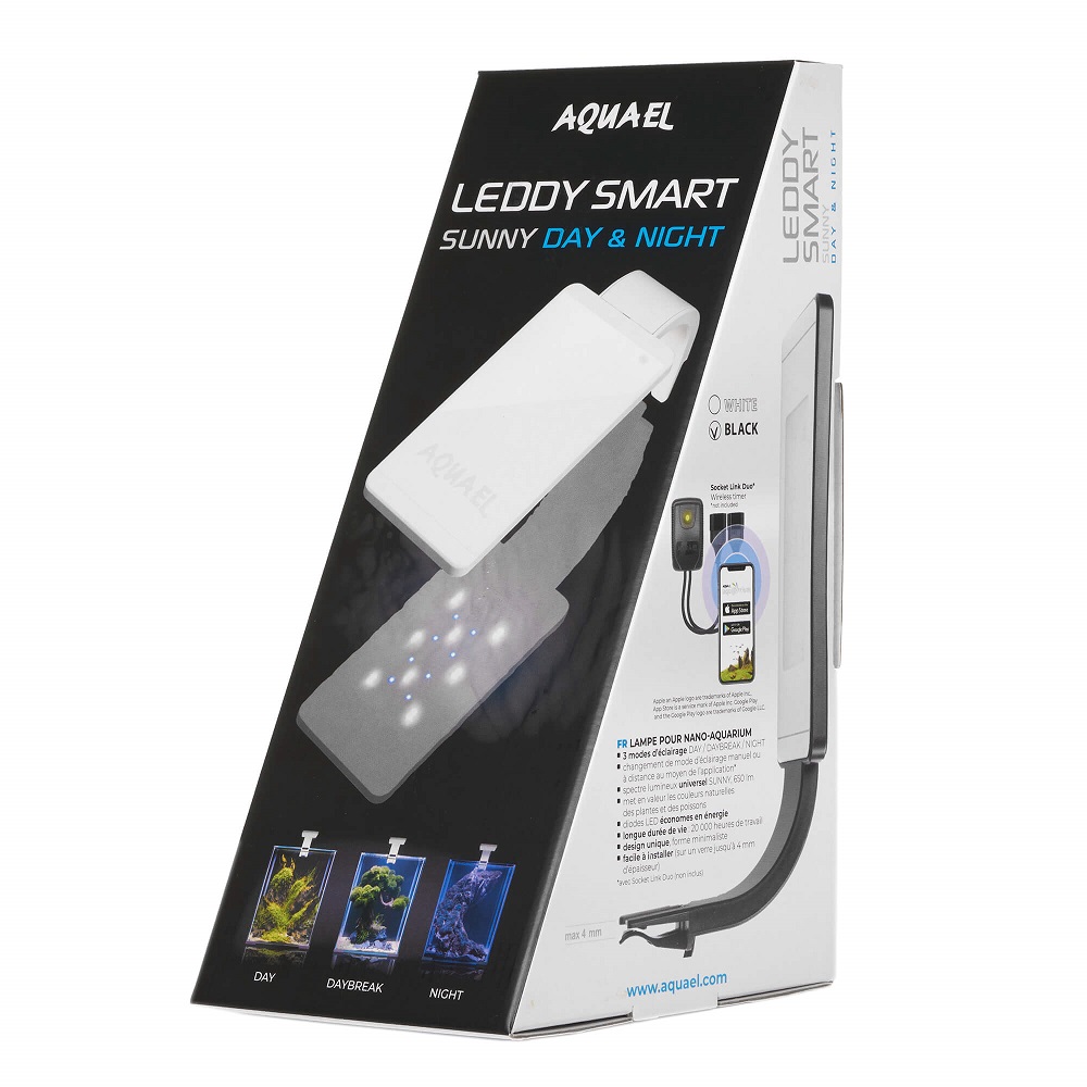 Aquael Leddy Smart Night + Day Schwarz Plant