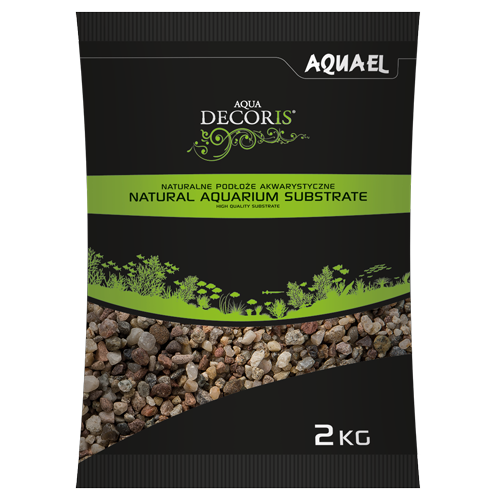 AquaEL Aquarienkies naturbunt, 3-5mm, 2 kg