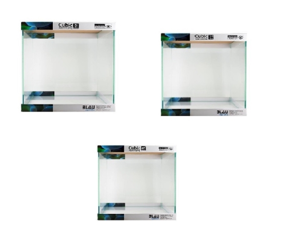 BLAU Cubic Aquascaping verschiedene Größen 27-90 L