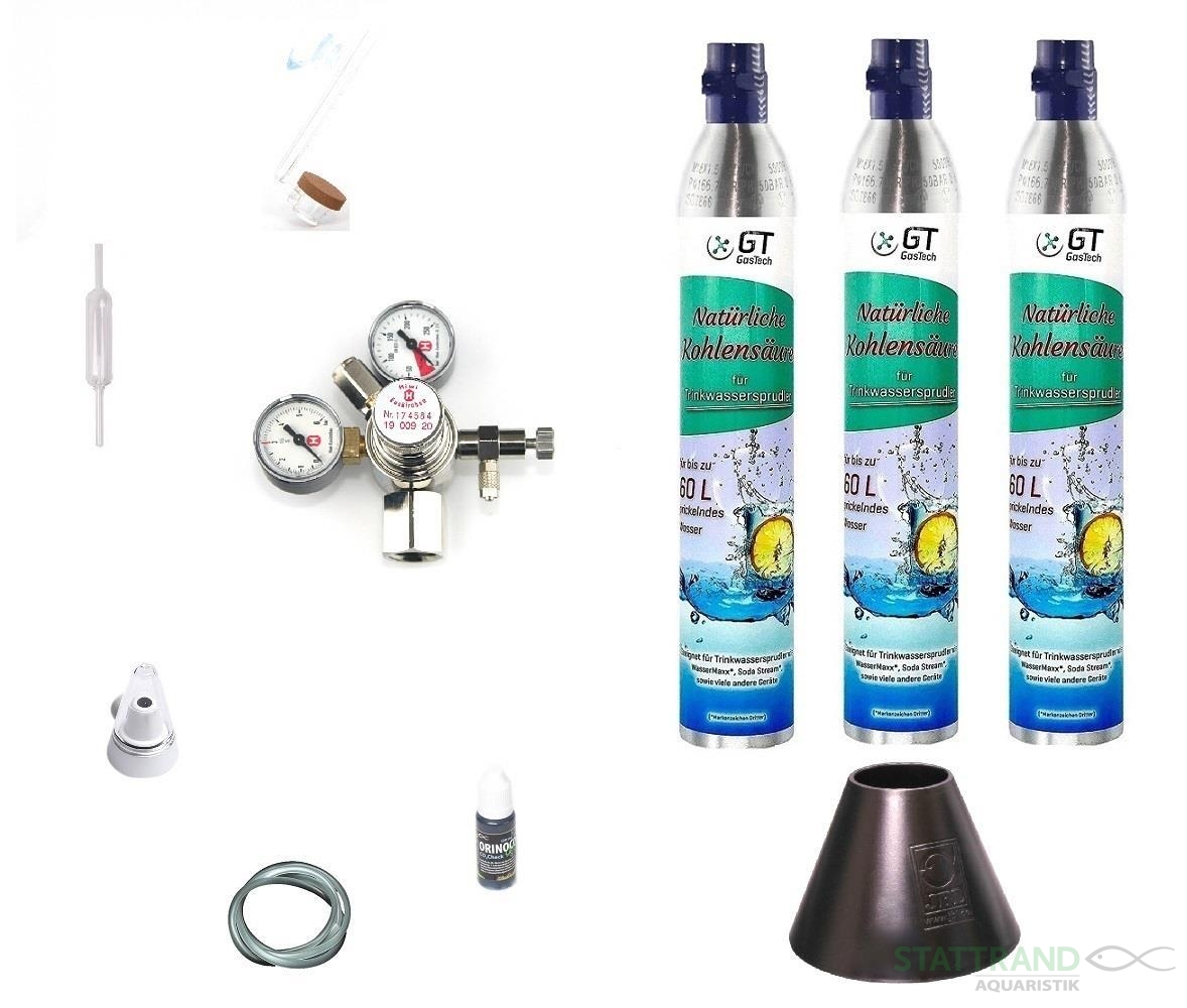 CO2 Anlage - Acryl Hiwi 425 Profi mit Wassersprudler-Flasche - STATTR,  125,30 €