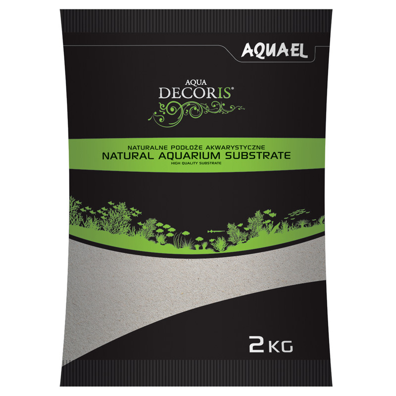 AquaEL Aquarien-Quarzsand weiß 0,1-0,3mm 2 kg