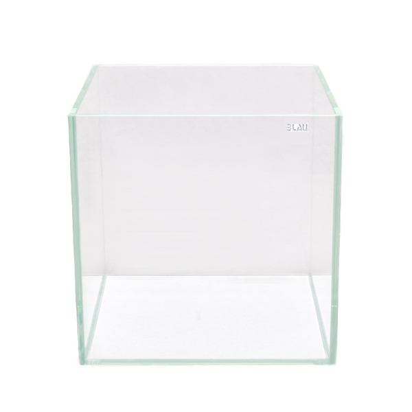 BLAU Cubic Aquascaping 42 Liter Cube Wei&szlig;glas 35x35x35 cm