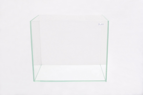 BLAU Cubic Aquascaping Rechteck 28 Liter Wei&szlig;glas 40x25x28 cm
