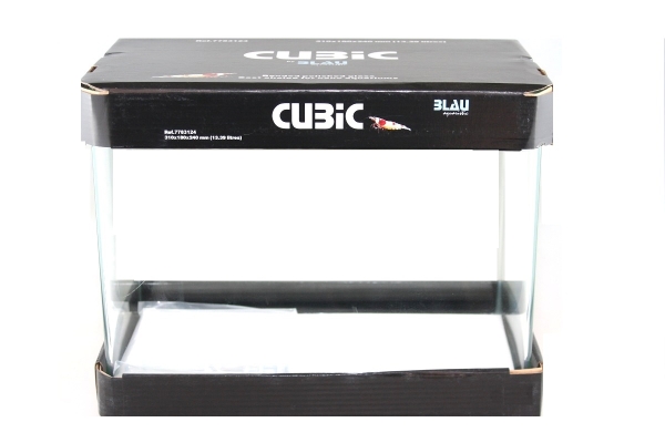 BLAU Cubic Nano Rechteckbecken 13 Liter Floatglas 31x18x24 cm