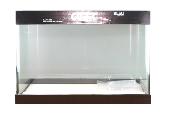 BLAU Cubic Nano Rechteckbecken 28 Liter Floatglas 40x25x28 cm