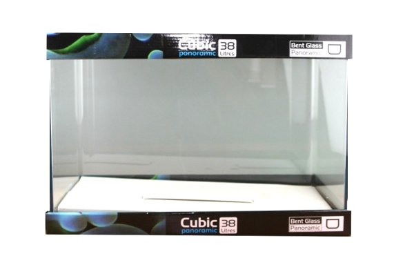 BLAU Cubic Nano Rechteckbecken 38 Liter Floatglas 45x28x30 cm