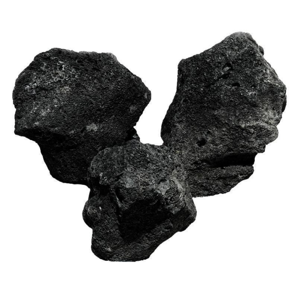 OrinocoDeco Lava Stein, schwarz 1kg