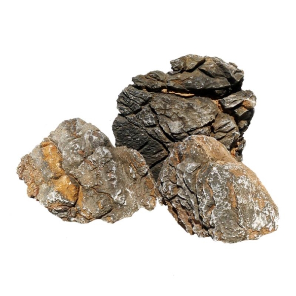 OrinocoDeco Pagoden Stein (Ancient Stones), schwarz 1kg