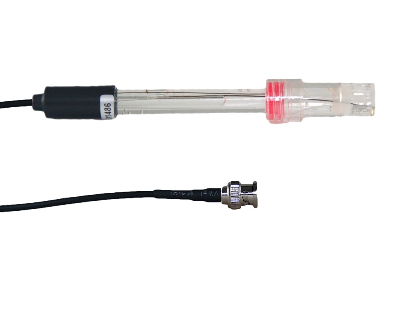 STATTRAND AQUARISTIK pH-Elektrode transparent mit BNC-Stecker für Milwaukee pH-Controller